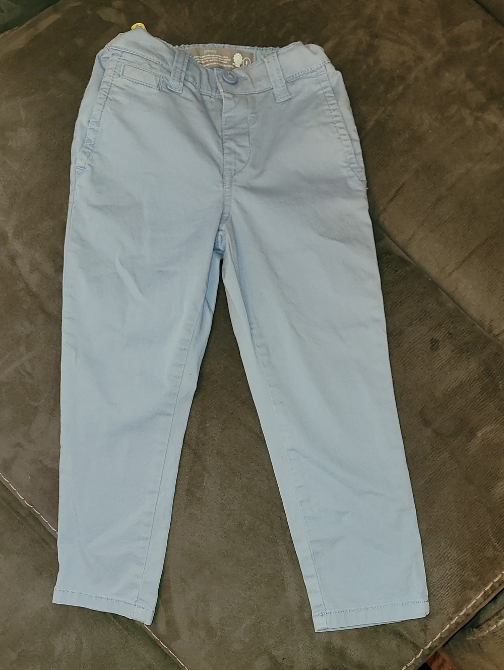 Primary Light Blue Casual Chinos for Kids